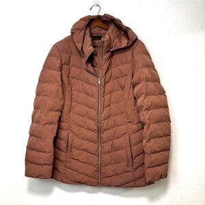 32 Degrees Women's Puffer Jacket in Tan